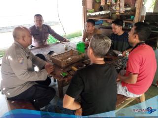 Sat Binmas Polres Langkat Laksanakan Sosialisasi dan Edukasi Kamtibmas di Desa Pantai Gemi